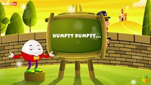 Karaoke - Humpty Dumpty - Songs With Lyrics - Cartoon - Animated Rhymes For Kids