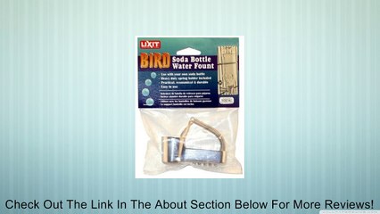 Lixit Pop Bottle Water Fountain Metal PB10 Review