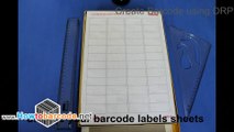barcode labels: Create & print  using different fonts