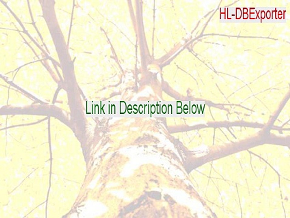 HL-DBExporter (MySQL to Oracle) Full Download (...