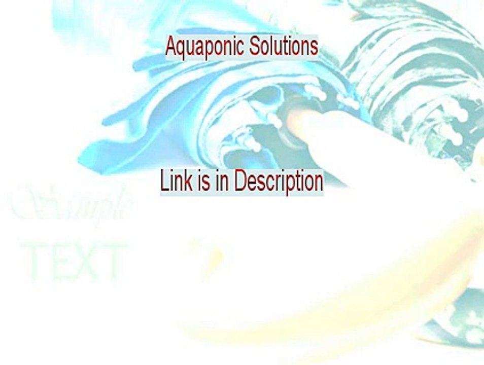 Aquaponic Solutions Review - aquaponic food solutions