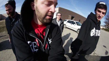 SNOWSKATE ON ICY DEATH CHALLENGE!