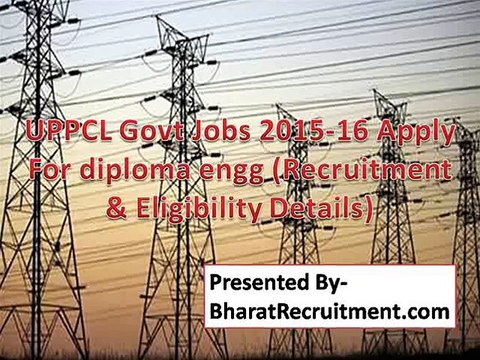 65000 Vacancies UPPCL Govt Jobs 2015-2016 Apply online for Junior Engineer