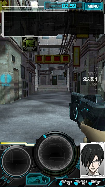 psycho pass mobile game gameplay