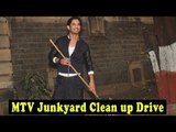 Sushant Singh @ MTV Junkyard Clean up Drive !