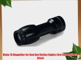 Mako 7X Magnifier for Red Dot/Reflex Sights (3rd Generation) - Black