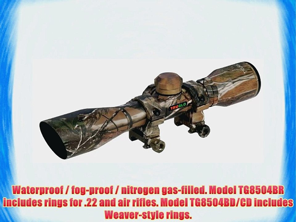 Truglo Compact Strut N Rut Scope 4X32 with Rings Diamond APG