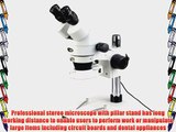 AmScope SM-1BSX-144S Professional Binocular Stereo Zoom Microscope WH10x Eyepieces 3.5X-45X