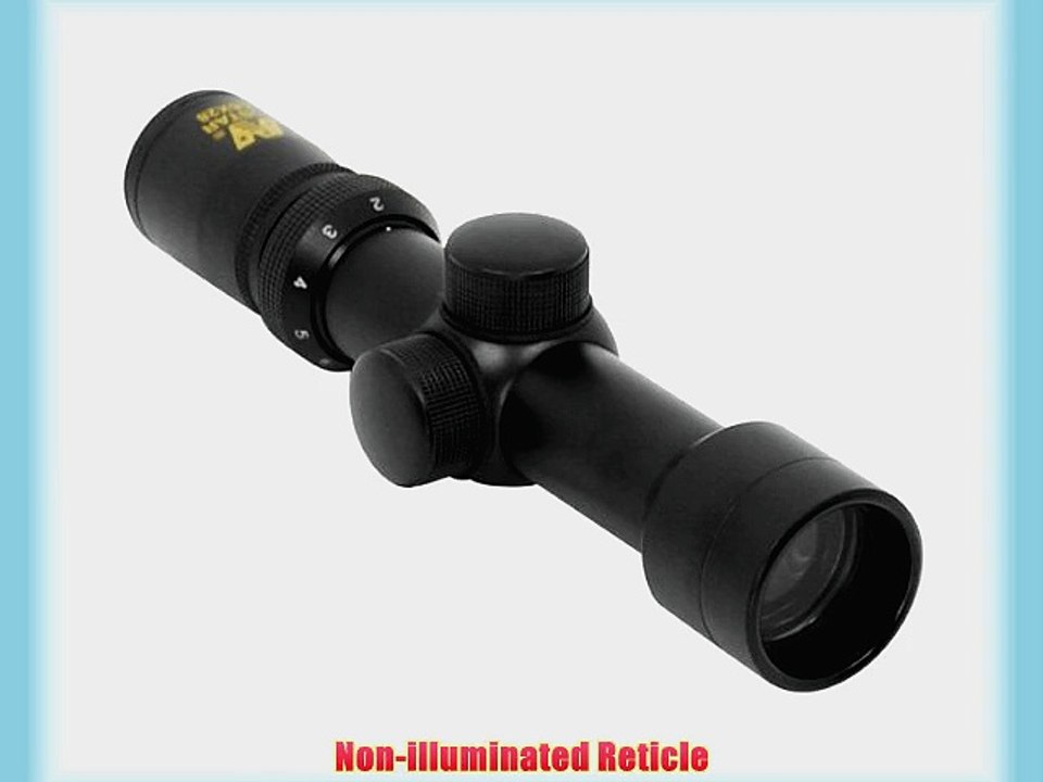 NcStar 2-6X28 Compact Scope/Blue Lens (SC2628B)