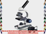 AmScope M150C-I 40X-1000X All-Metal Optical Glass Lenses Cordless LED Student Biological Compound