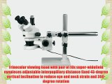 AmScope SM-3TZ-80S Professional Trinocular Stereo Zoom Microscope WH10x Eyepieces 3.5X-90X