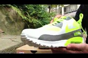 Nike Air Max 90 Hyperfuse Grey Green Fluorescent Mens Shoes@ kicksgrid1.ru