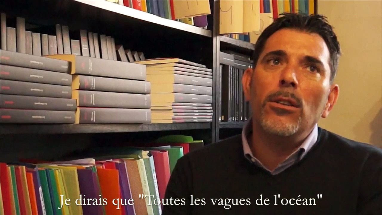 « Je dirais que -Toutes les vagues de l'ocean- est un roman pense comme un voyage... »