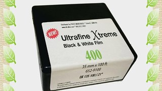 Ultrafine Xtreme Black-and-White 35mm x 100 foot Film ISO 400 Roll