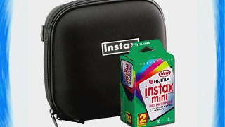 Fujifilm Starter Pack Case and Film for Instax Mini cameras Mini 8 Mini 7s Mini 25 Piano 50S