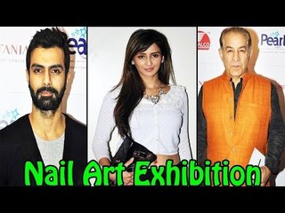 Ashmit Patel Spotted @ Wajid Khan 3D Iron Nail Art Portraits