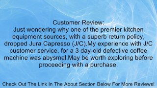 Jura-Capresso 13185 Impressa F7 Espresso Machine, Silver Metallic Review