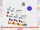 Polaroid PIF-300 Instant Film for 300 Series Cameras- 60 Total Photos   DBROTH Fiber Cloth
