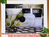 10 Pack Calla Lily Disposable Wedding Cameras in Matching Gift Boxes with Table Tents 35mm
