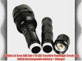 3800lm 3x Cree XML Xm-l T6 LED Trustfire Flashlight Torch and 18650 Rechargeable Battery