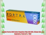 Kodak Portra 800 Color Negative Film ISO 800 35mm Size 36 Exposure Pack of 5 *USA*