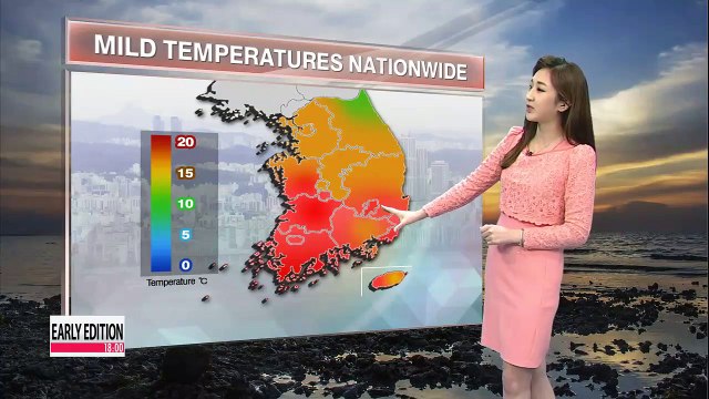 Temperatures jump above seasonal averages