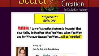 Secret Of Deliberate Creation And More!