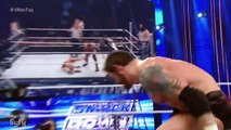 2015.03.12- Daniel Bryan, Dolph Ziggler and Dean Ambrose vs. Bad News Barrett, Luke Harper and Stardust- SmackDown