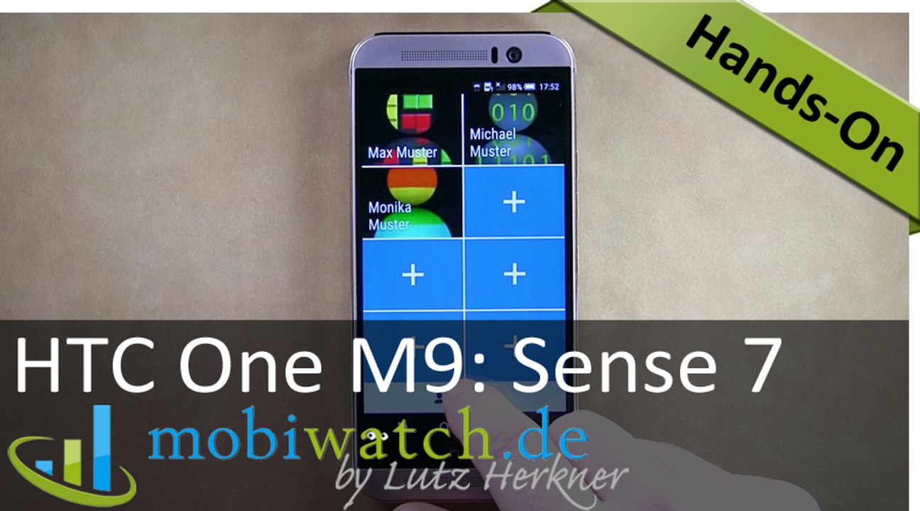 HTC One M9: Details zu den neuen Funktionen von Sense 7 – Hands-on-Video