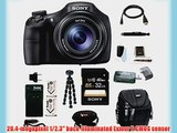 Sony Cyber-shot DSC-HX300 Digital Camera with Replacement Battery and Charger Kit and 32GB