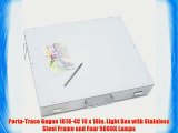 Porta-Trace Gagne 1618-4C 16 x 18in. Light Box with Stainless Steel Frame and Four 5000K Lamps