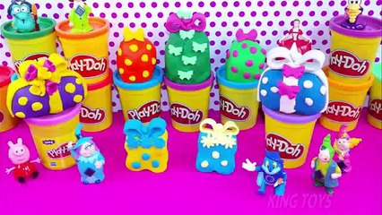 Kinder surprise eggs Peppa pig Play doh Barbie Donald Duck Disney toys