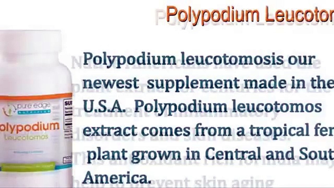 Polypodium Leucotomos Extract