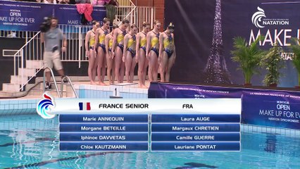 OPEN MAKE UP FOR EVER - FINALE EQUIPE LIBRE - Passage de l'Equipe de France