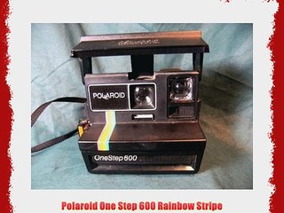 Polaroid One Step 600 Rainbow Stripe
