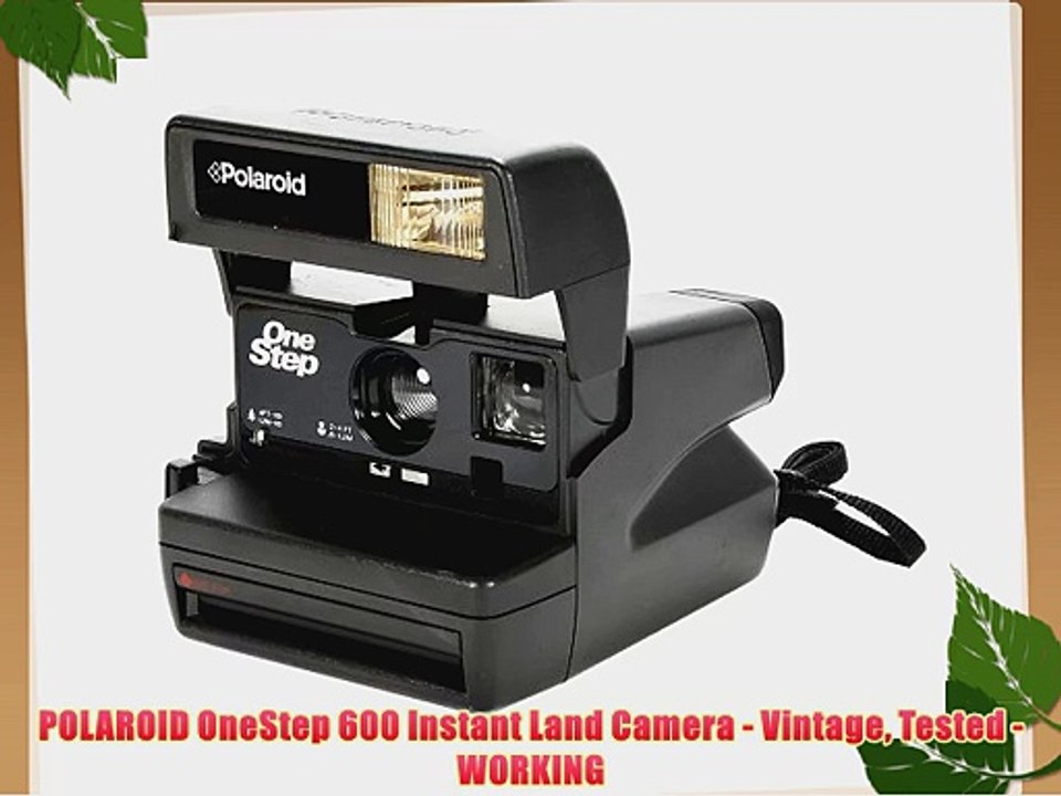 POLAROID OneStep 600 Instant Land Camera - Vintage Tested - WORKING