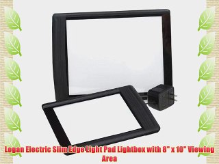 Logan Electric Slim Edge Light Pad Lightbox with 8 x 10 Viewing Area