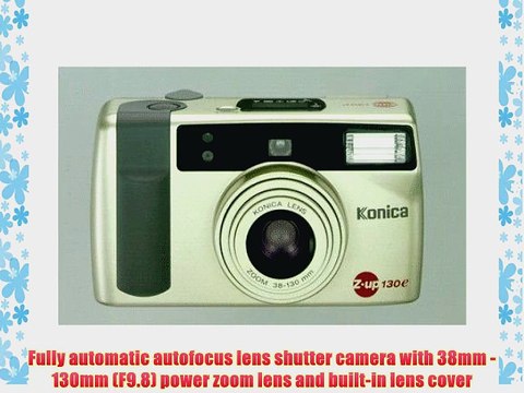 KONICA Z-Up 130E-QD 35mm Compact Camera Kit