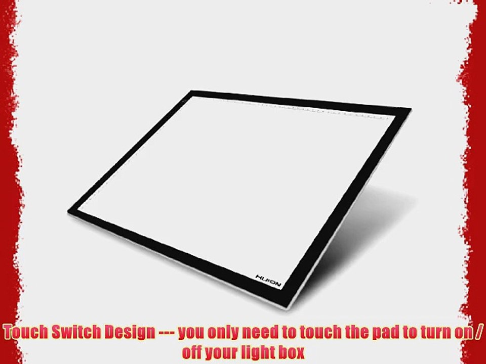 Huion 23.62 Inches Lightpad Ultra-thin 50000 Hours Life Lightbox for Tracing Picture
