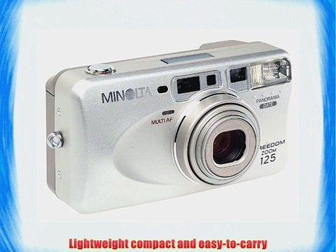 Minolta Freedom Zoom 125 Panorama Date 35mm Camera w/Remote Control