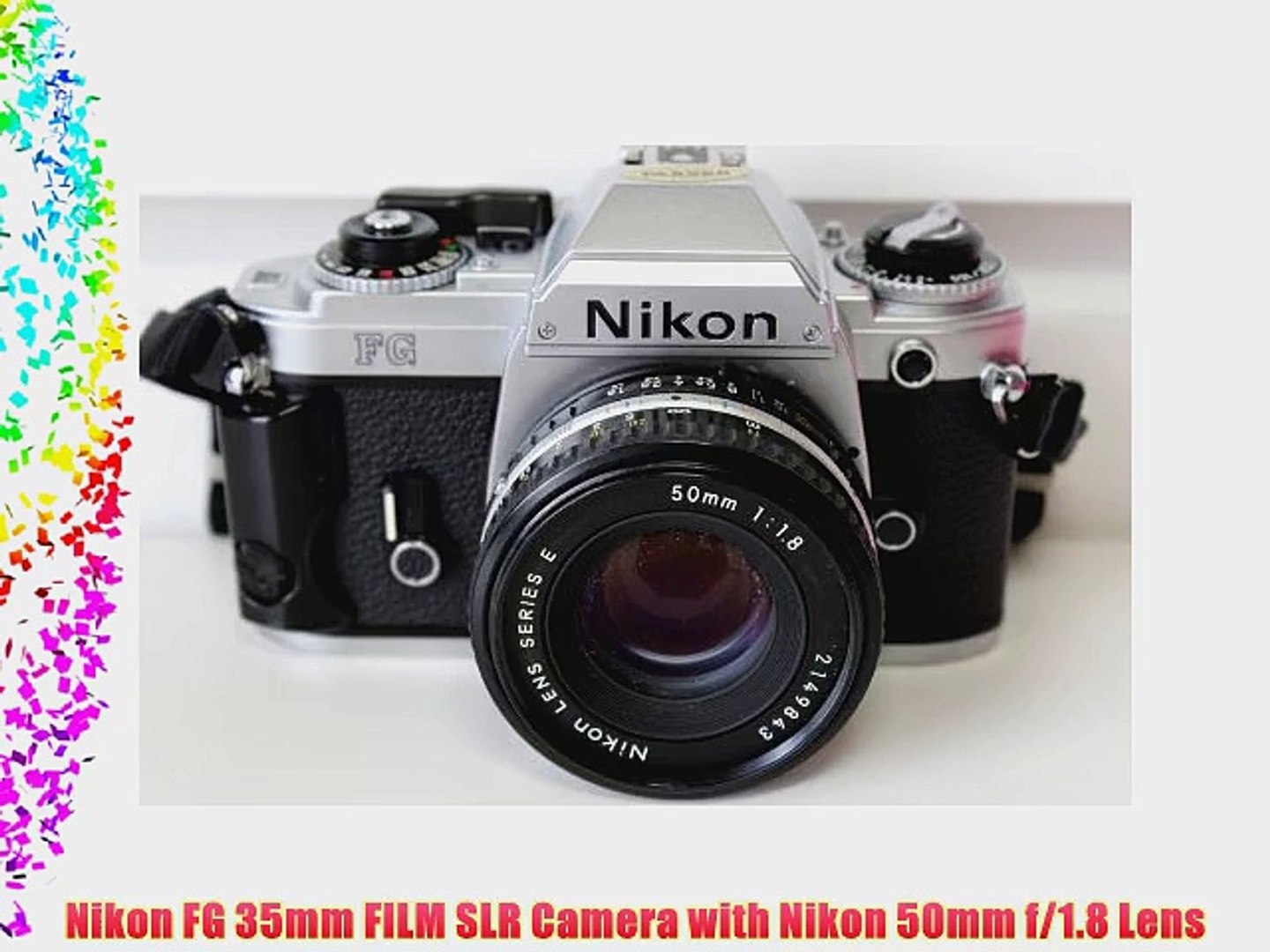 NIkon FG with Nikon 50mm f/1.8 Lens Series video Dailymotion