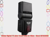 Vivitar Digital TTL Auto-Focus Flash for Nikon - Black (DF383NIK)