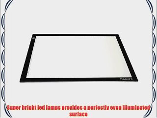 Download Video: Dbmier A3 LED Ultra-Thin Light Tracer Artcraft Tracing Light Pad Light Box - 12.20 X 16.93