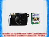 Fujifilm INSTAX 210 Instant Photo Camera Kit and One Fujifilm Instax Wide Film with 10 Exposures