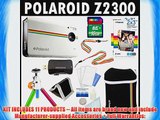 Polaroid Z2300 10MP Digital Instant Print Camera (White) with 16GB Card   Pouch   Tripod