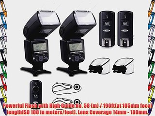 Tải video: Neewer? PRO i-TTL Flash *Deluxe Kit* for NIKON DSLR D7100 D7000 D5300 D5200 D5100 D5000 D3200