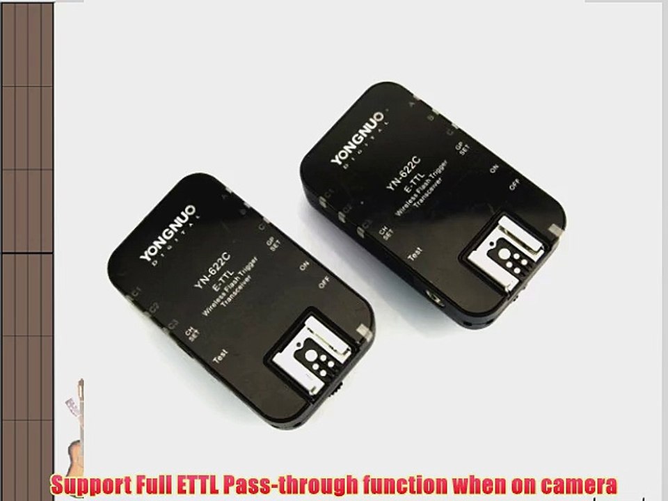 New Yongnuo YN-622 C Wireless TTL Flash Trigger for Canon DSLR Camera Speedlite