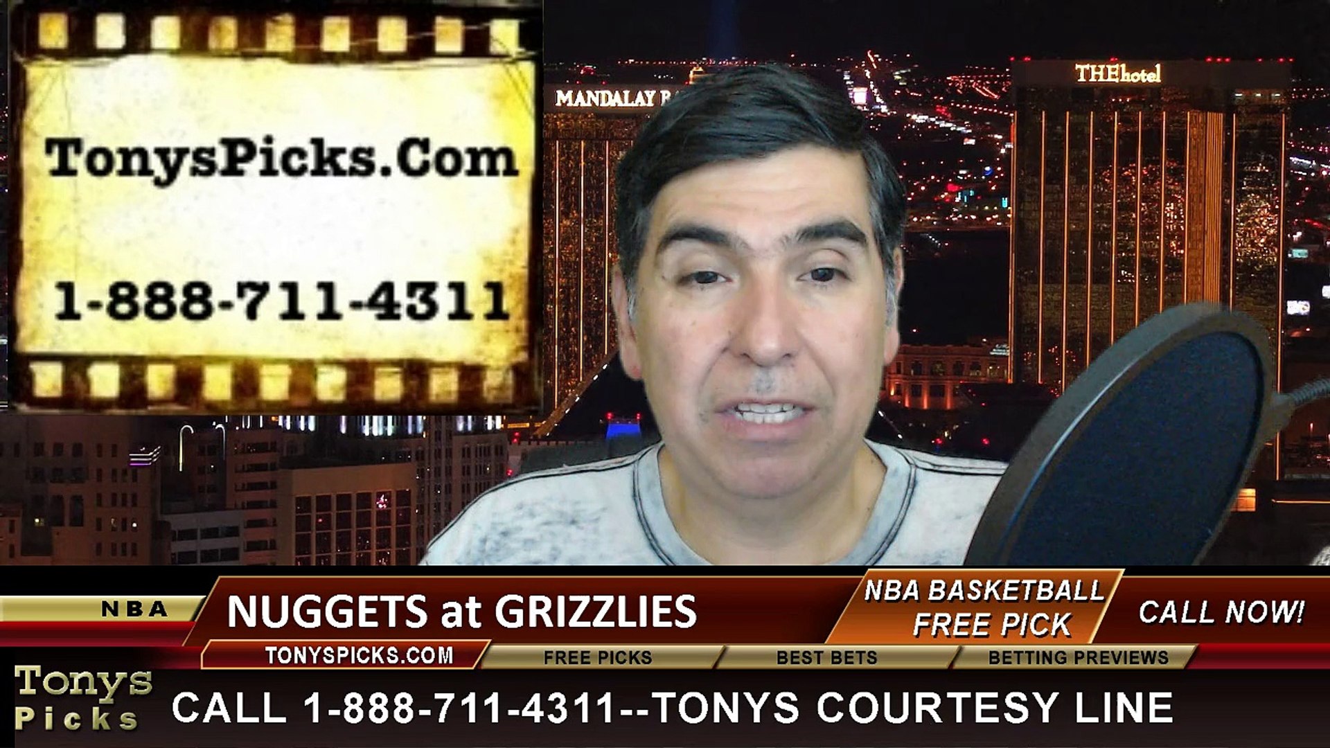 Memphis Grizzlies vs. Denver Nuggets Free Pick Prediction NBA Pro Basketball Odds Preview 3-16-2015