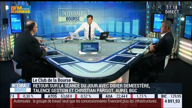 Le Club de la Bourse: Didier Demeestère, Christian Parisot et Frédéric Rozier - 10/03