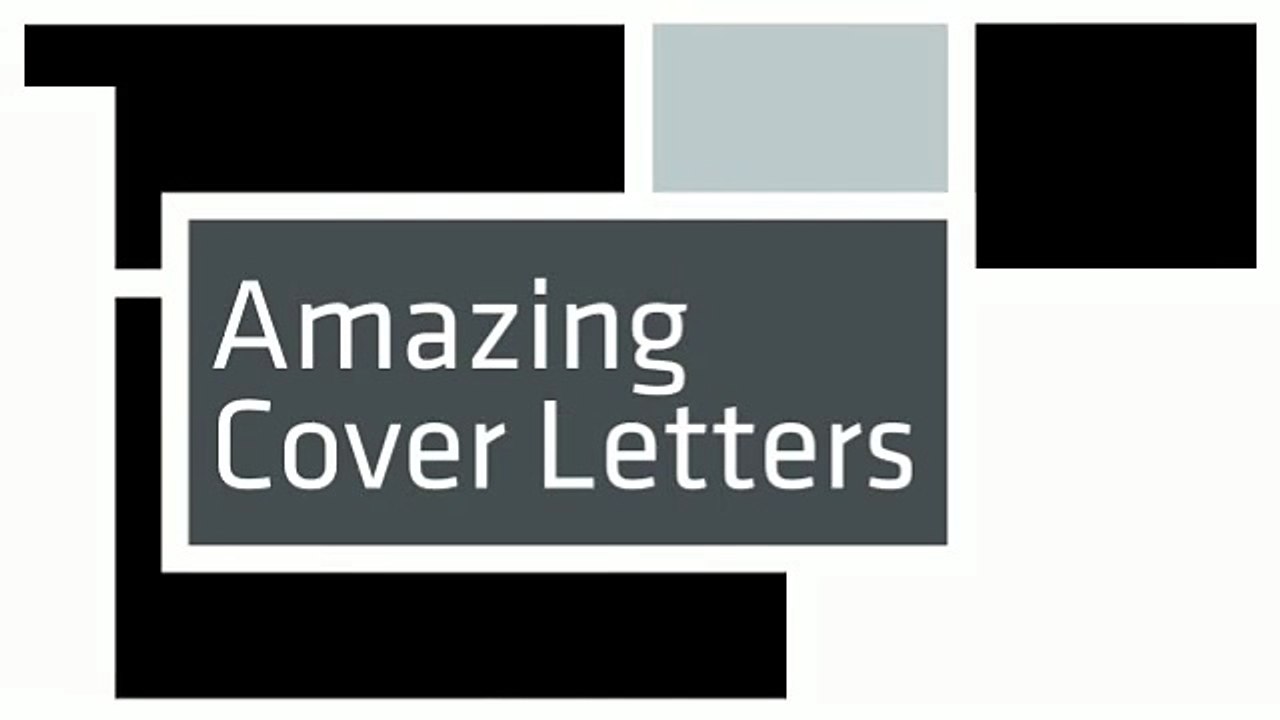 Amazing Cover Letters